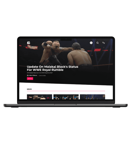 Cultaholic website homepage on a macbook