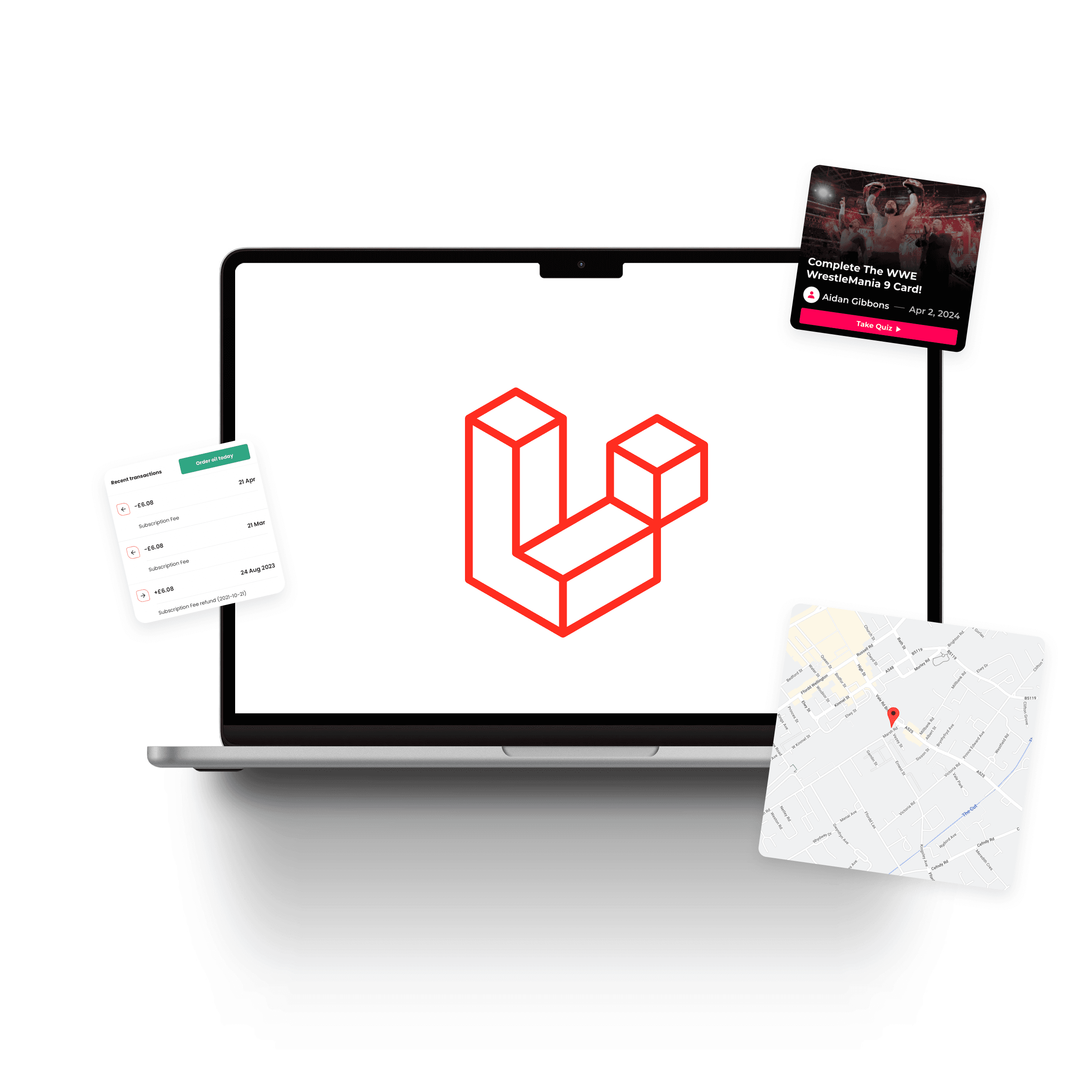 Laravel icon on macbook