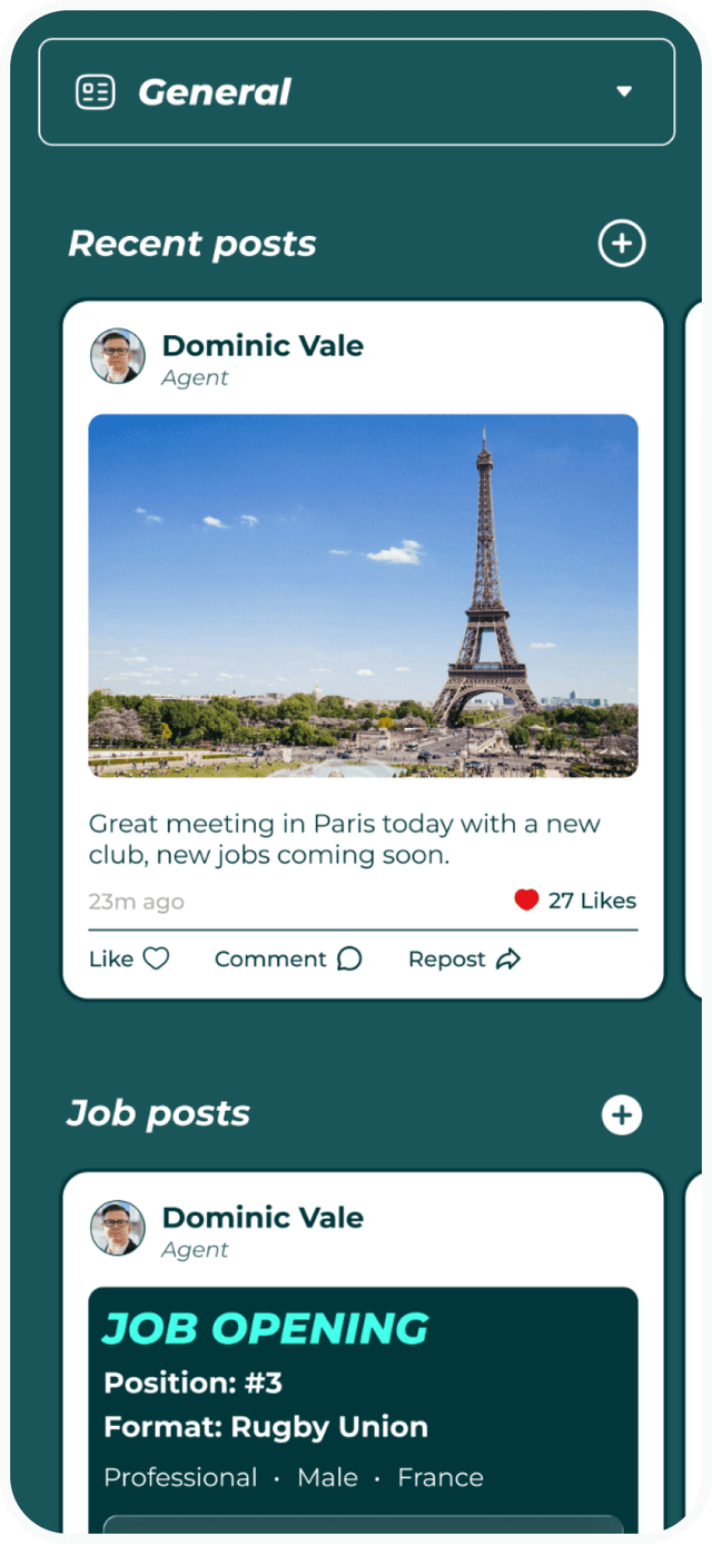 Rugby Link Agent Profile