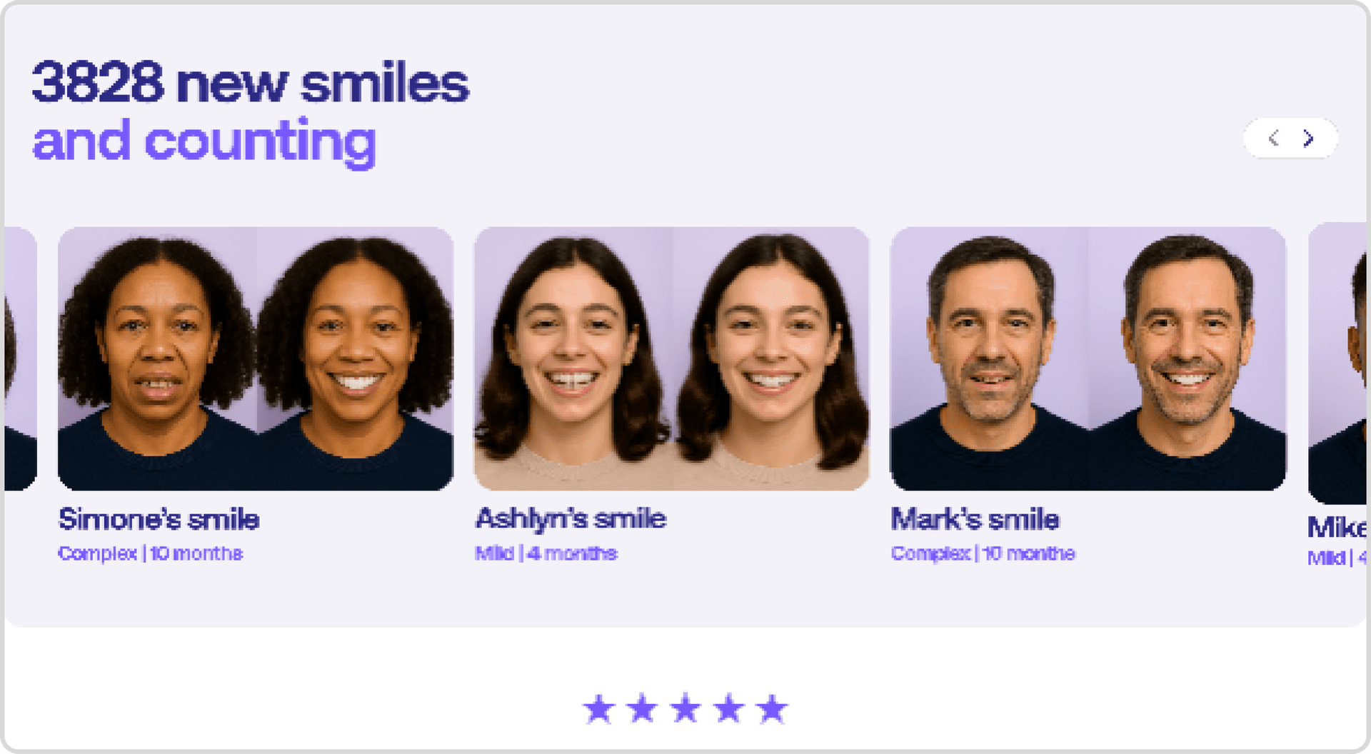 Smile white smiles component