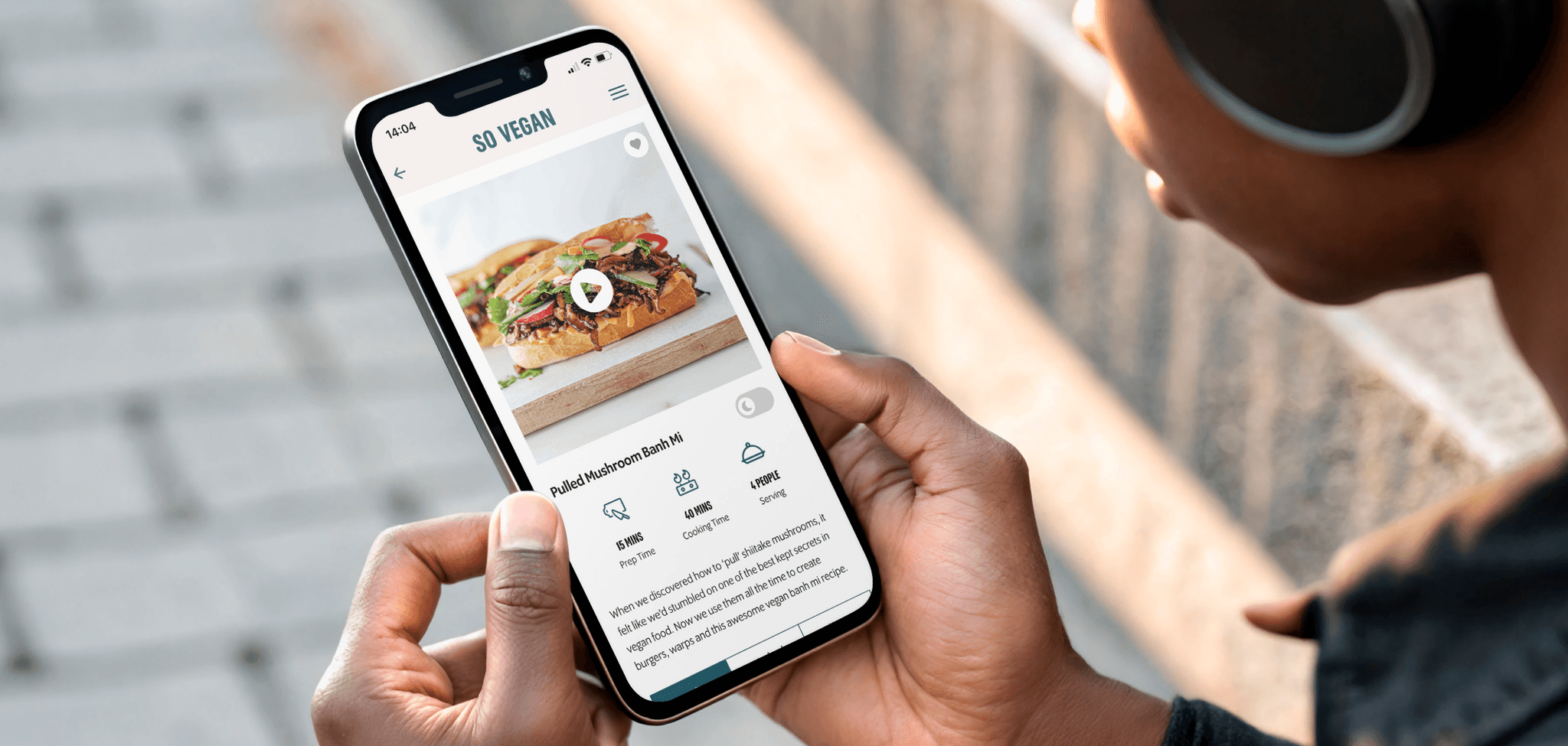 So vegan on mobile phone