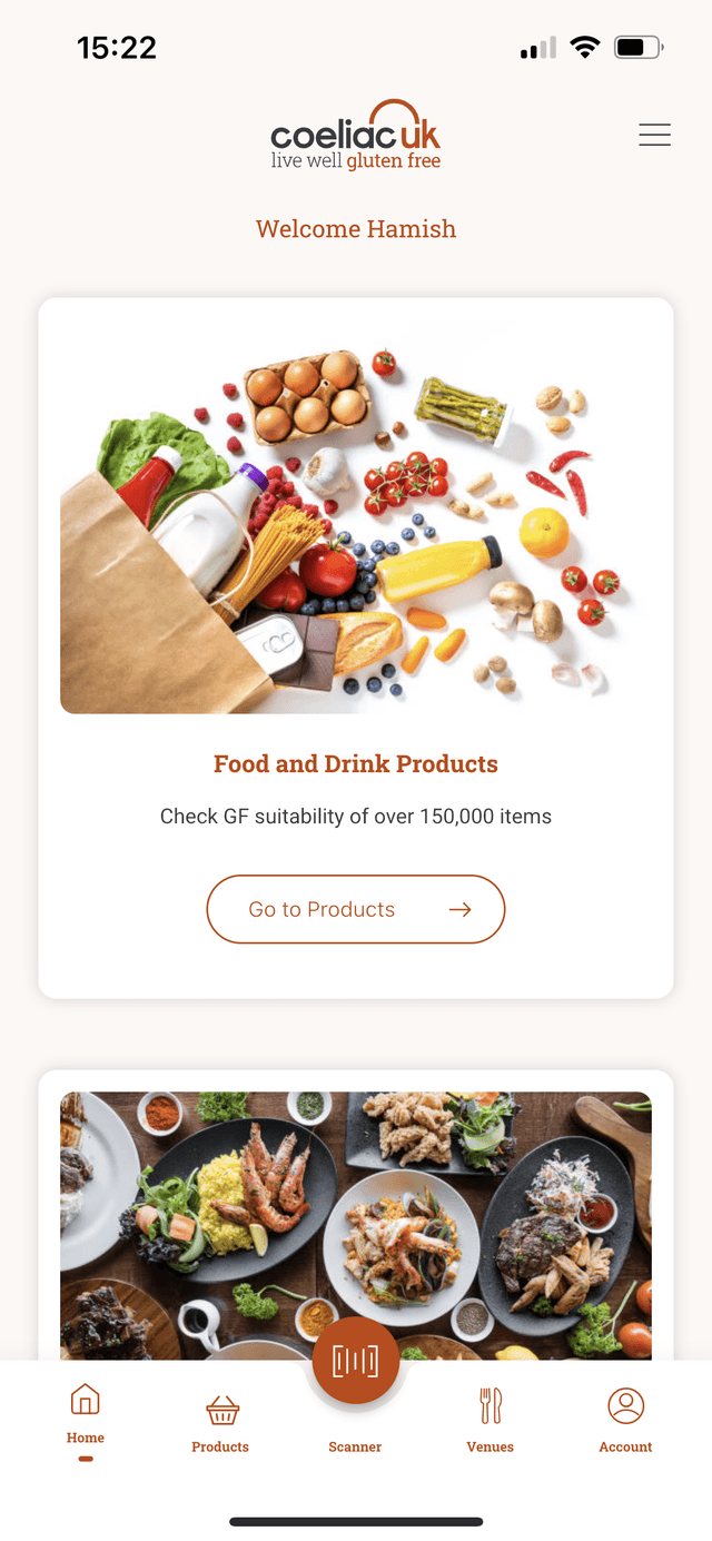 Coeliac UK Screen
