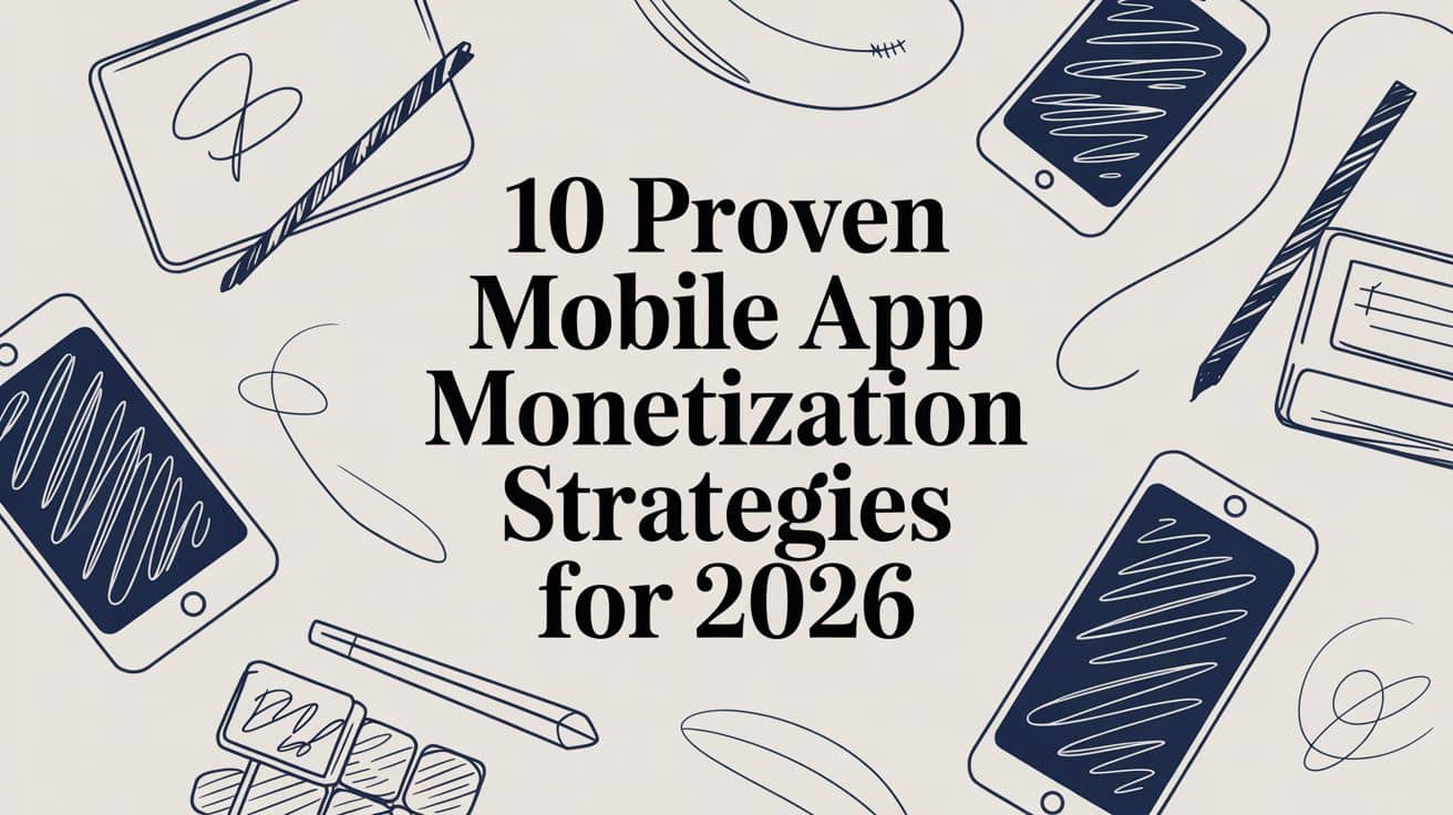 10 Proven Mobile App Monetization Strategies for 2026