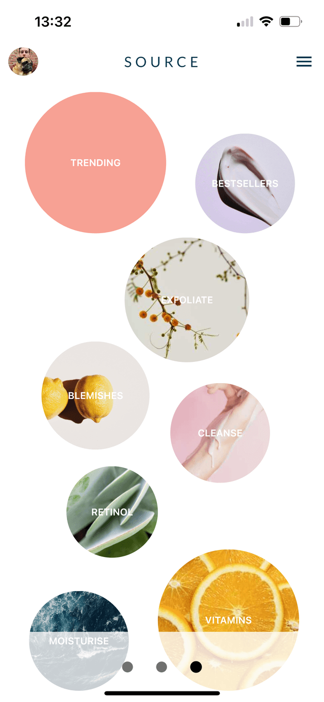 SKIN App Dashboard
