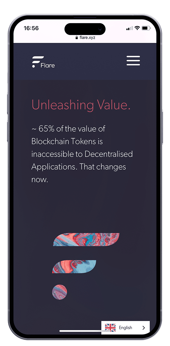 Flare Network on Phone