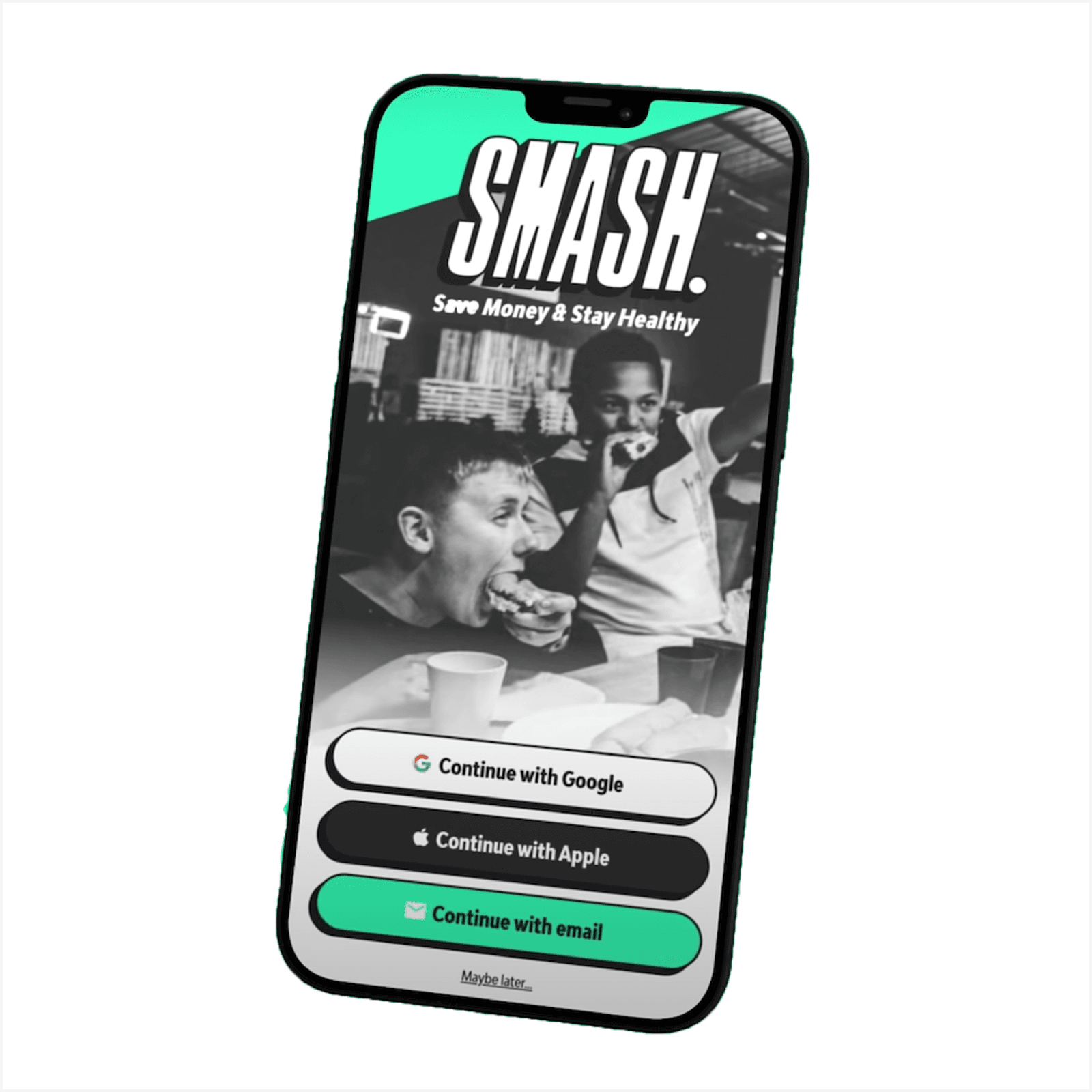 Smash App on iPhone