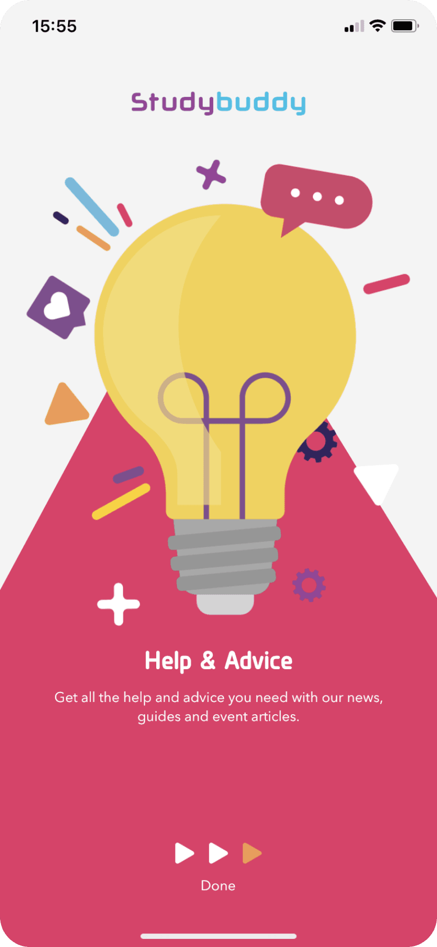 Study Buddy onboarding screen 3