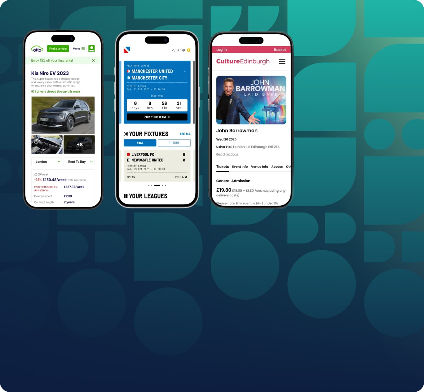 Mobile phone applications on iphone
