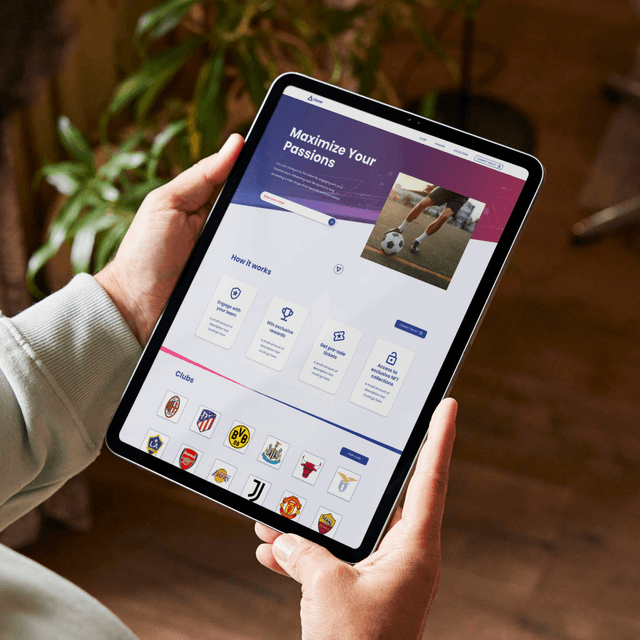 Clozer website on ipad