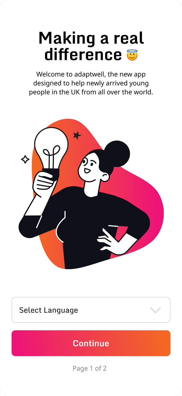 Adaptwell App Screen 4