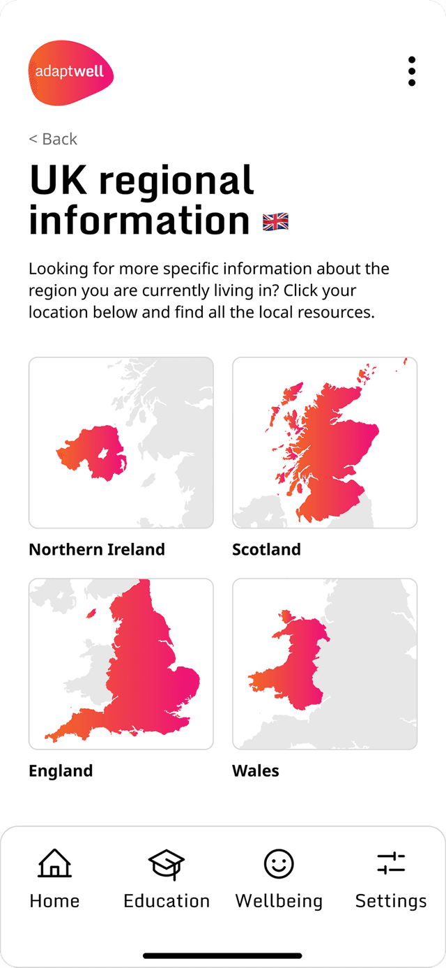 Adaptwell App Screen 7