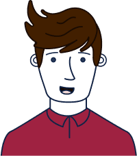 Cartoon of Hamish Kerry