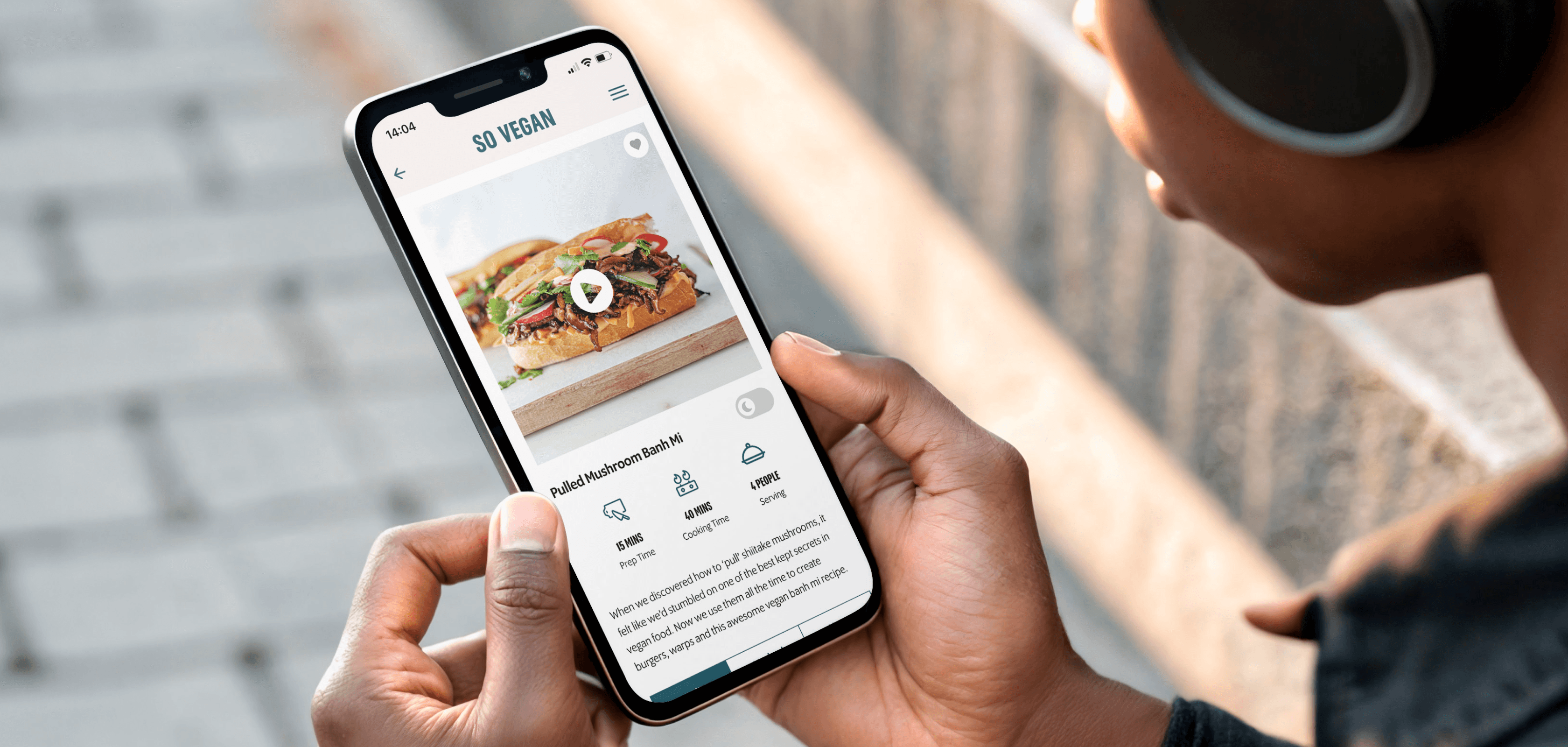 So vegan on mobile phone