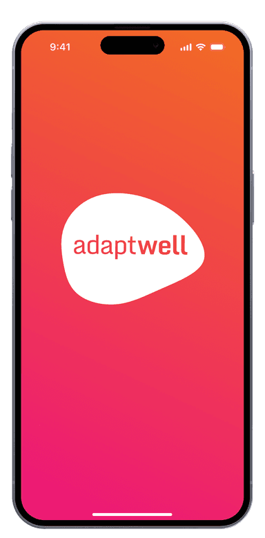 AdaptWell app splash screen